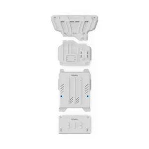 Ford Ranger Next-Gen Ford Everest and VW Amarok 2023-Present Set of 4 Aluminum Bash Plates RIVAL Underbody Protection
