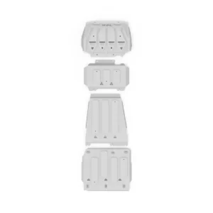 Ford Ranger PX1 PX2 PX3 2012-2022 Set of 4 Aluminum Bash Plates RIVAL Underbody Protection