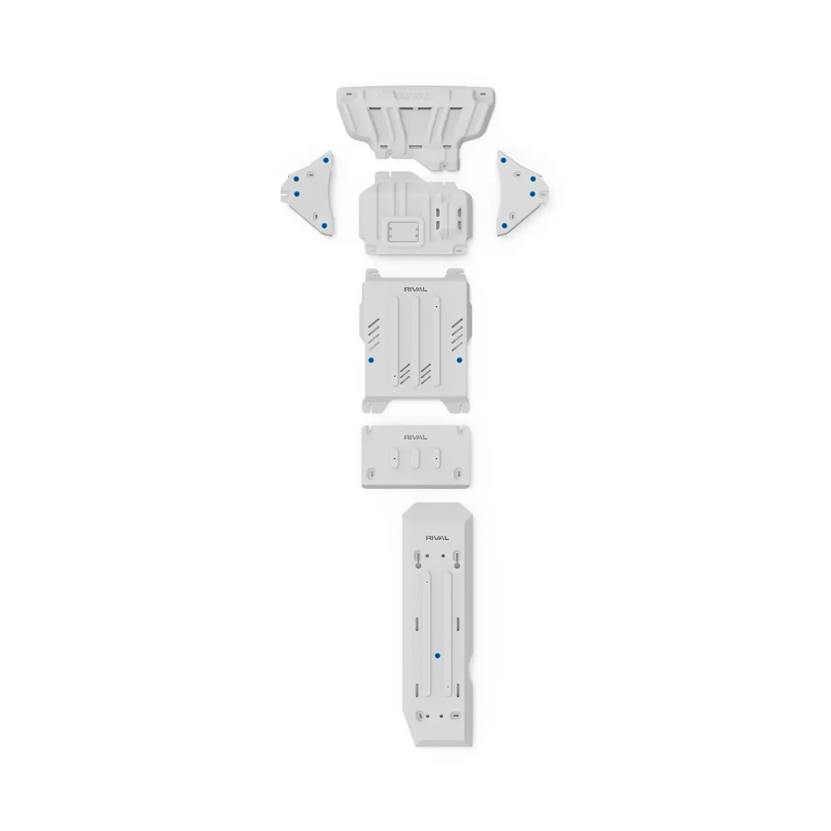 Set of 6 Aluminum Bash Plates – Ford Ranger Next Gen / Amarok 2023+