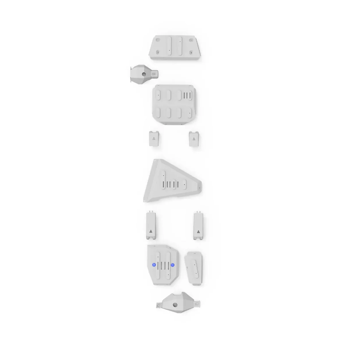 Suzuki Jimny 2018-Present 4x4 Full Underbody Bash Plate Set covering Diff Fuel Tank Transmission Transfer Case Steering and Radius Arms RIVAL Protection