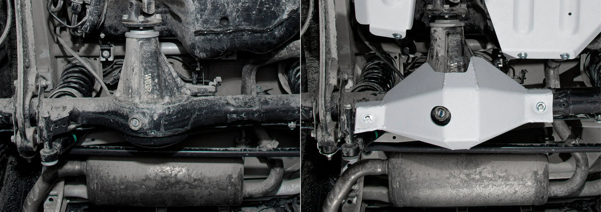 Suzuki Jimny 2018-Present 4x4 Rear Diff Bash Plate Aluminium RIVAL Underbody Armor