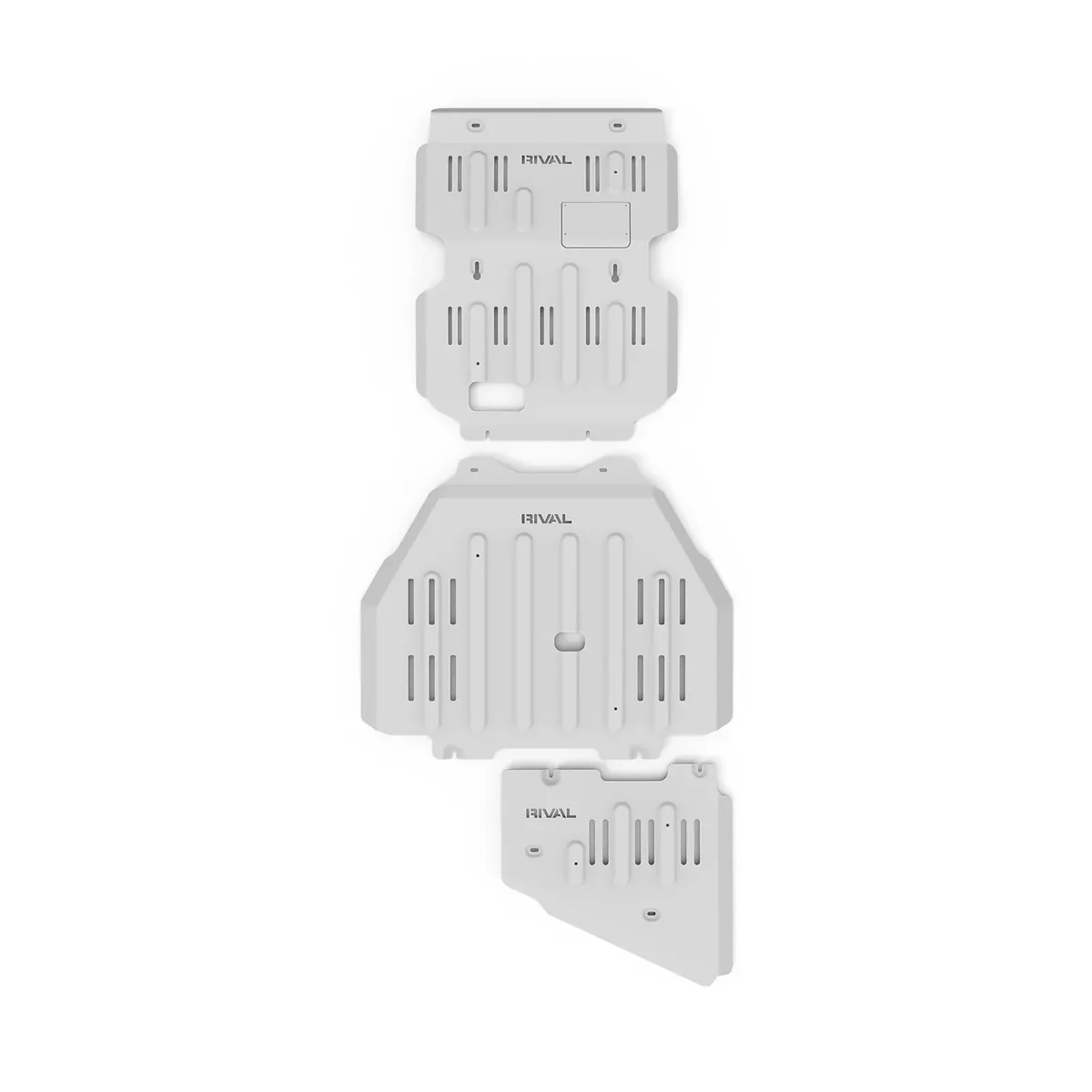 Toyota Land Cruiser 250 2024-Present 3-Piece Bash Plate Set Engine Transmission and Transfer Case RIVAL Protection
