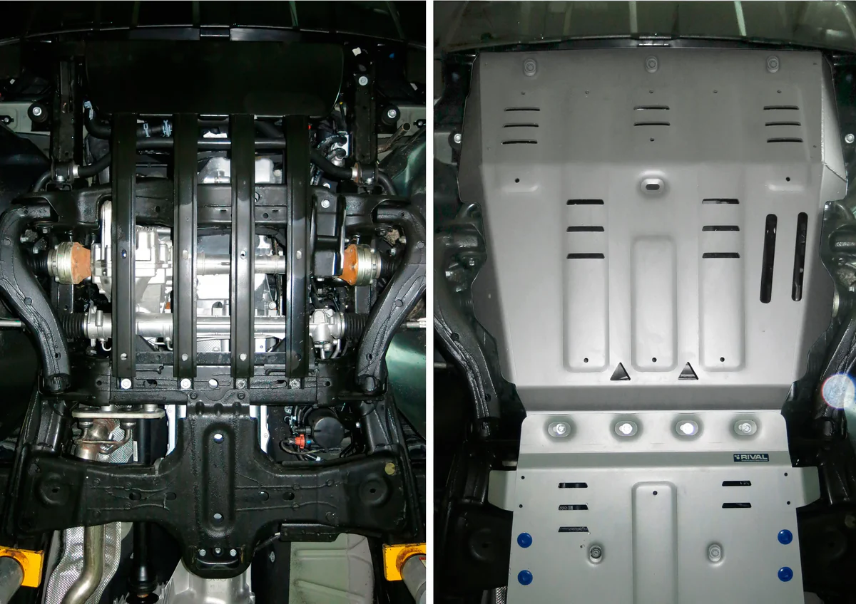 VW Amarok 2010-2023 4x4 Engine Bash Plate Aluminium RIVAL Underbody Armor
