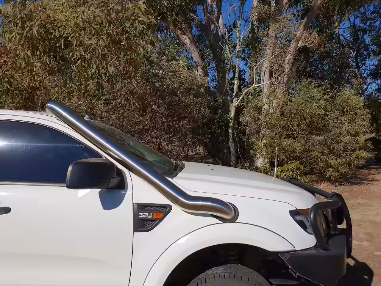 Mondexpl Tanami stainless steel snorkel Ford Ranger Raptor