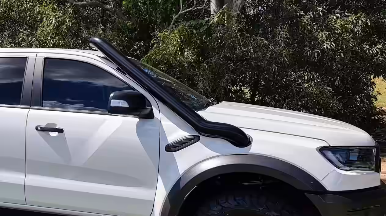Mondexpl Tanami stainless steel snorkel Ford PX Ranger low cut