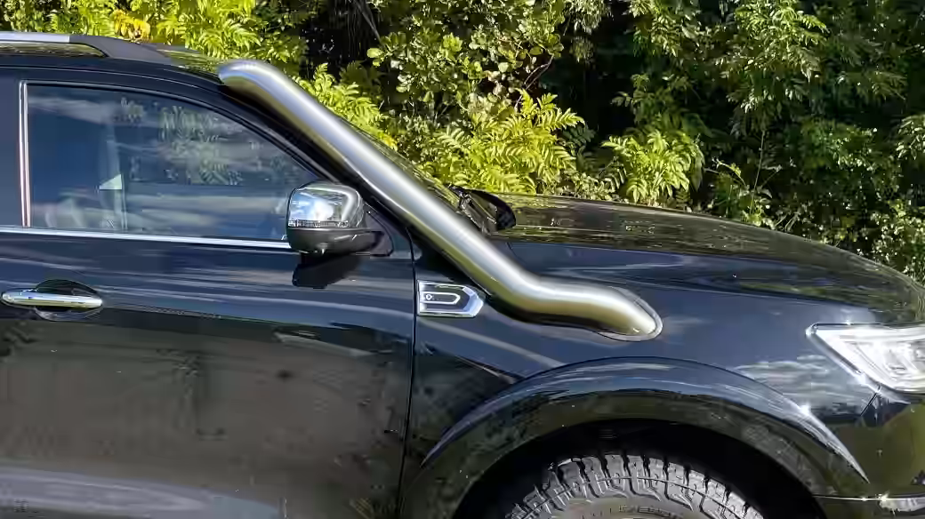 Mondexpl Tanami stainless steel snorkel GWM Cannon textured black