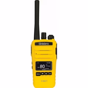 Uniden UH755-Y Yellow UHF CB Splashproof Handheld Radio